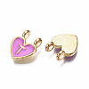 Alloy Enamel Charms LS-ENAM-T012-02T-RS-3