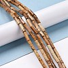 Natural Picture Jasper Beads Strands G-D464-13-2