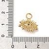 Brass Cubic Zirconia Pendants KK-M295-07G-3