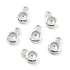 925 Sterling Silver with Single Cubic Zirconia Charms LS-STER-Z001-008S-1