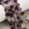 Natural Amethyst Beads Strands G-F833-B08-01-1