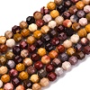 Natural Mookaite Beads Strands G-A260-A29-01-5