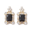 Brass Micro Pave Cubic Zirconia Pendants FIND-C047-10KCG-01-1