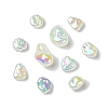 32Pcs 8 Styles UV Plating Opaque Acrylic Beads OACR-CJ0002-77-8