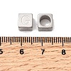 304 Stainless Steel European Beads STAS-D382-02G-P-2