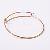 Adjustable Ion Plating(IP) 304 Stainless Steel Expandable Bangle Making LS-BJEW-L604-09G-2