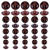 60Pcs 4 Style Plastic Shank Buttons BUTT-HY0001-19B-1
