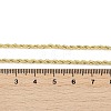 Brass Twist Rope Chains Necklace for Women NJEW-P265-15G-4