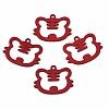Spray Painted Alloy Pendants LS-ENAM-N055-059-A01-1