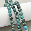 Dyed Natural Dolomite Beads Strands G-D337-8mm-D01-1