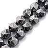 Synthetic Terahertz Stone Beads Strands G-P571-F01-01-1