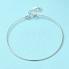 Anti-Tarnish Rhodium Plated 925 Sterling Silver Bangles LS-BJEW-G681-01B-P-2