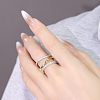 Stainless Steel Micro Pave Clear Cubic Zirconia Stackable Finger Rings WGD96BD-02-2