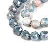 Anti-Tarnish Electroplate Glass Beads Strands GLAA-N010-10mm-17-4