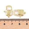 Brass Lobster Claw Clasps KK-B167-17G-3