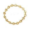 304 Stainless Steel Pig Nose Shape Link Chain Bracelets for Women BJEW-F527-09G-4