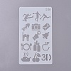 (Clearance Sale)Plastic Drawing Stencil DIY-WH0155-10-1