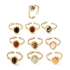 304 Stainless Steel Cuff Open Rings for Women GG-CBA7994-01G-2