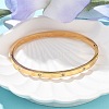 304 Stainless Steel Rhinestone Bangles for Women X-BJEW-Z092-05G-3