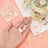 20Pcs Brass Stud Earring Findings KK-BC0008-58-3
