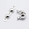 925 Sterling Silver Bead Tips Knot Covers STER-K167-002D-S-1