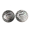 Natural Black Lip Shell Carved Cabochons SHEL-G024-03A-1