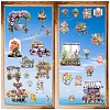 8 Sheets 8 Styles PVC Waterproof Wall Stickers DIY-WH0345-134-1