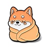 Shiba Inu with Blanket Enamel Pins LS-JEWB-I055-04EB-02-1