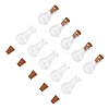 10Pcs Clear Glass Wishing Bottles AJEW-TA0002-85D-1