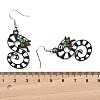 Alloy Dragon Dangle Earrings EJEW-R011-01P-5