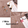 48Pcs 24 Colors Alloy Enamel Charms ENAM-TA0001-23-7