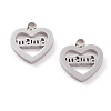 Non-Tarnish 304 Stainless Steel Charms STAS-Y002-03P-1