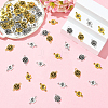 80Pcs 4 Styles Tibetan Style Links/Connectors TIBEB-YW0001-39-4