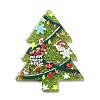 Christmas Theme Opaque Printed Acrylic Pendants SACR-Z005-04B-1