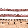 Natural Strawberry Quartz Beads Strands G-G343-A08-2x4mm-5