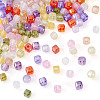 150Pcs 10 Colors Cubic Zirconia Bead ZIRC-TA0001-25-2