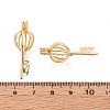 Brass Bead Cage Pendants LS-KK-P115-07G-01-4