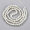 Baking Paint Transparent Glass Beads Strands DGLA-N011-8mm-01-2