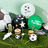 Football Paper Cake Toppers AJEW-SC0002-76-4