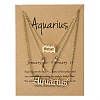 3Pcs 3 Styles Alloy Crystal Rhinestone Constellation Pendant Necklaces Sets WGEBB06-21-1