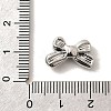 Bowknot Alloy Beads FIND-H015-11P-3