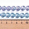 Baking Paint Transparent Glass Beads X1-DGLA-A035-T10mm-A06-5