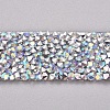 Glitter Resin Hotfix Rhinestone(Hot Melt Adhesive On The Back) DIY-WH0157-43B-01-1