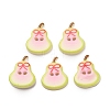 2-Hole Printed Opaque Resin Buttons RE-CBA2C75-04A-1