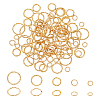   100Pcs 5 Styles Brass Open Jump Rings for Chainmaille Weaves KK-PH0006-21-1