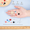 DIY Flower Dangle Earring Making Kits DIY-SC0001-36-3