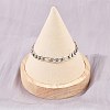 304 Stainless Steel Figaro Chain Bracelets for Women BJEW-G757-15P-2