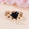 Heart Alloy Finger Rings for Women FS-WG1A204-01-3