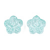 Transparent Spray Painted Glass Beads GLAA-N035-029-C01-1