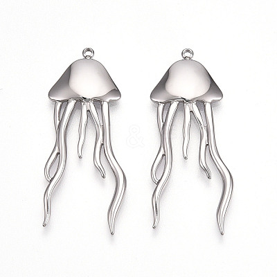 304 Stainless Steel Pendants STAS-T064-63P-1